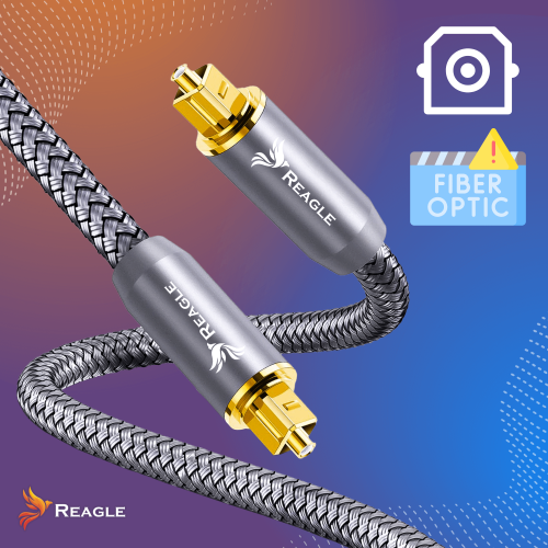 Przewód audio Reagle RAO500S 5m – Toslink Digital Optical 7.1 Dolby DTS-HD