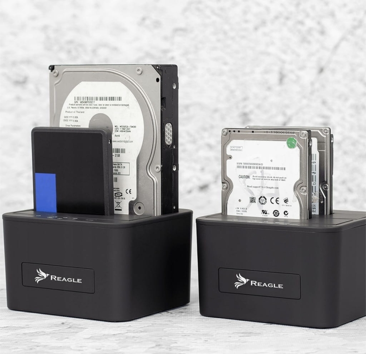 Stacja dokująca Reagle RDOC52 – kopia zapasowa i klonowanie offline dwóch dysków SATA