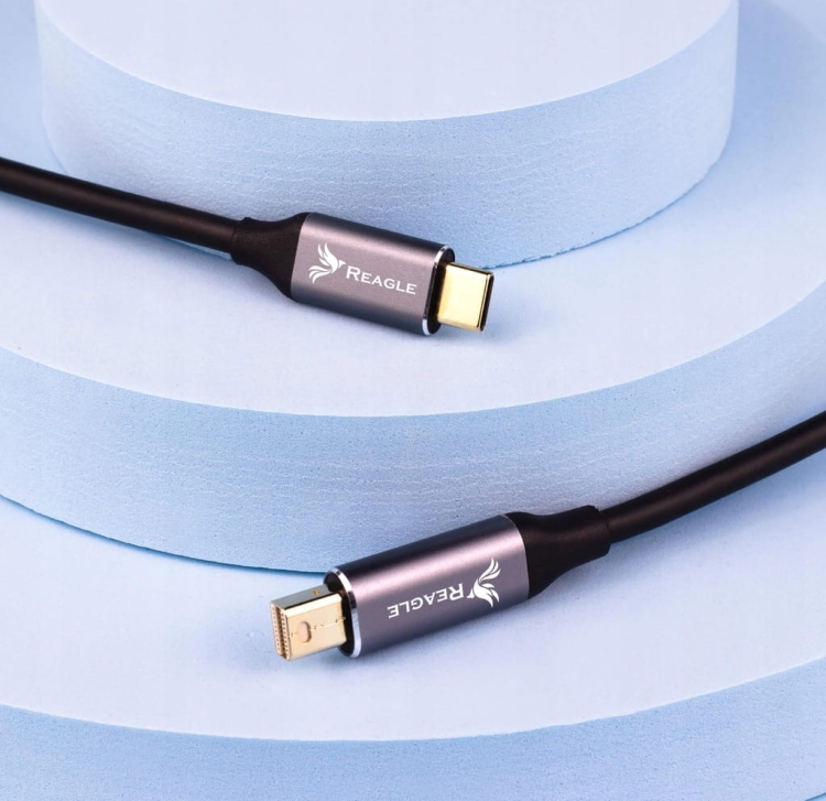 Kabel USB-C na Mini DisplayPort Reagle RCMD100P 4K60Hz
