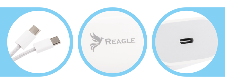 Ładowarka Reagle z kablem USB-C – szybkie i bezpieczne ładowanie urządzeń mobilnych
