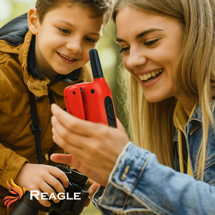 Fun and safety – REAGLE walkie talkies for children and adults