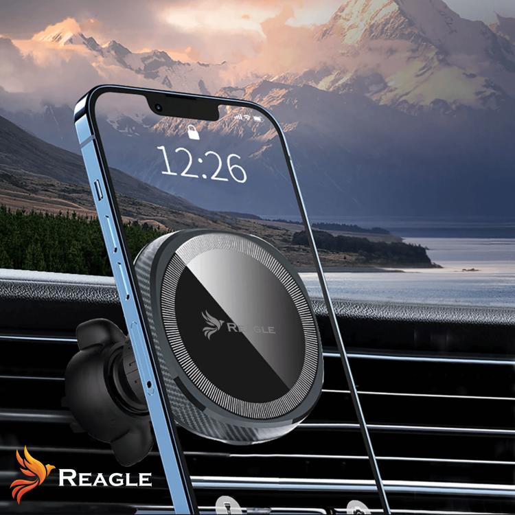 Reagle RCARHOLD5 magnetische Auto-Handyhalterung – kompatibel mit jedem Smartphone
