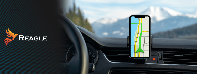 Reagle RCARHOLD3 car holder for air vent – in-car presentation