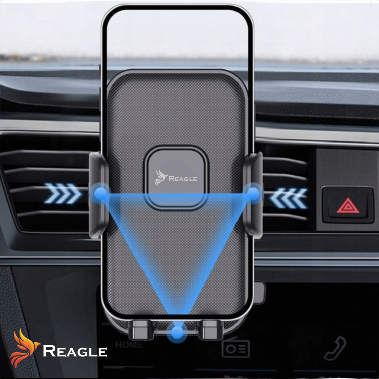 Reagle RCARHOLD3 Handyhalterung – Smartphone im Auto befestigt