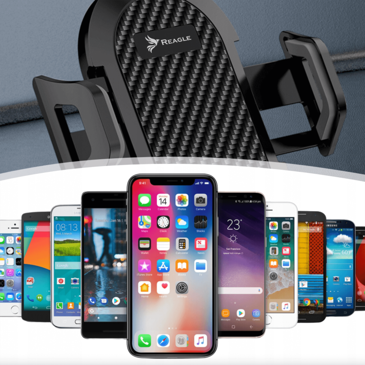 Reagle RCARHOLD1 car phone holder – compatible with most smartphones on the market