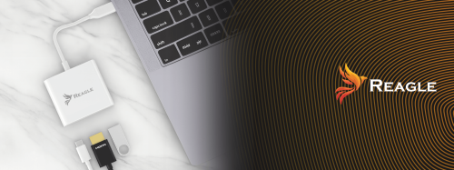 USB-C to HDMI 4K Adapter with 100W Charging and USB-A Port