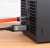 Reagle kabel sieciowy Cat 8 RJ45 40 Gb/s – podłączony do routera i komputera, szybkie połączenie internetowe