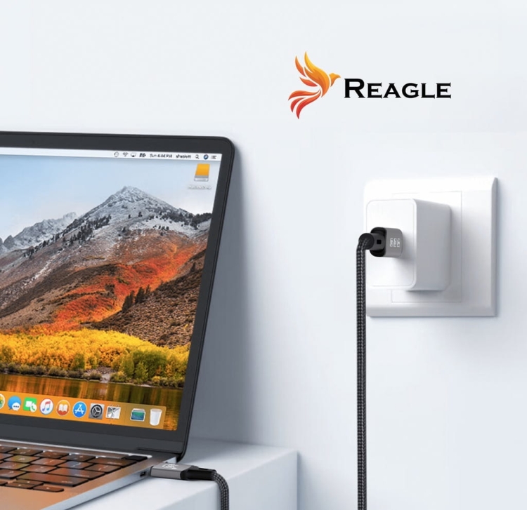 Kabel Reagle USB-C 4.0 – do laptopów, tabletów, smartfonów i monitorów 8K