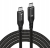 Reagle Kabel Thunderbolt 4 Pro USB-C 0,5m – przewód w oplocie nylonowym, końcówki metalowe, szybki transfer 40 Gbps i ładowanie 100W PD.