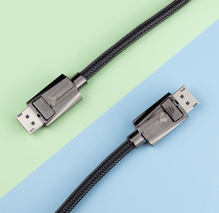 Kabel Reagle RDP500P2 DP 2.0 – dla graczy i grafików, kompatybilny z RTX 30xx i RX 6xxx