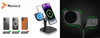 REAGLE ŁADOWARKA INDUKCYJNA 5W1 MAGSAFE QI 15W IPHONE, LAMPKA NOCNA SMARTWATCH