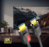 REAGLE Kabel HDMI 2.1 Optyczny 48Gbps AOC 8K 60HZ 4K 120HZ HDR Przewód 10M
