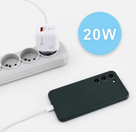 SZYBKA ŁADOWARKA 20W USB-C QC 3.0 KOSTKA ZASILACZ DO IPHONE 15 PRO GALAXY S