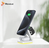 REAGLE SKŁADANA ŁADOWARKA INDUKCYJNA 3W1 MAGSAFE QI 15W IPHONE AIRPODS SMARTWATCH