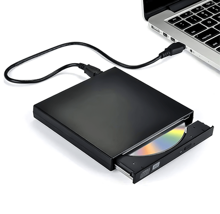 NAPĘD CD-R/DVD-ROM/RW SLIM ZEWNĘTRZNY USB NAGRYWARKA PRZENOŚNY DO LAPTOPA