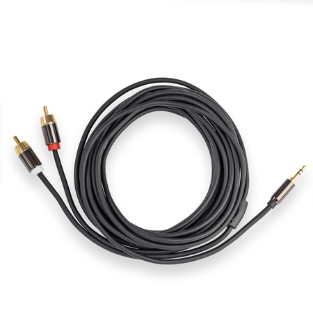 Reagle Kabel Mini Jack 2x RCA Chinch Stereo Gold HQ 1,5M