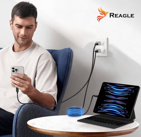 KABEL MAGNETYCZNY USB C PD 60W DO IPHONE 15 16 SAMSUNG SZYBKIE ŁADOWANIE 1M