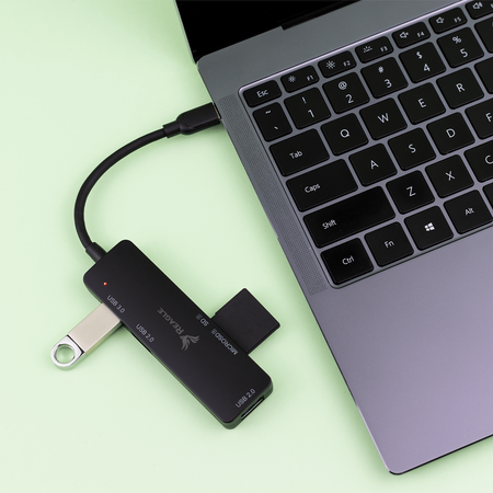 Reagle Adapter Hub USB C 3.1 5w1 Czytnik Kart Macbook