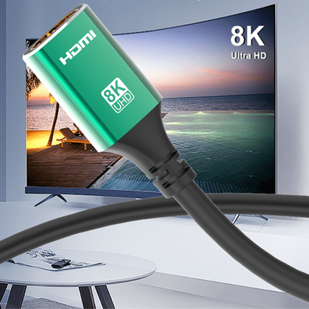 Reagle Kabel Przedłużacz Adapter HDMI do HDMI 2.1 8K 0,5M