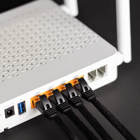 Reagle Kabel Sieciowy LAN Ethernet Płaski SFTP CAT7 3M