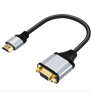 REAGLE Adapter HDMI na VGA FULL HD D-SUB Konwerter do Monitora i Projektora