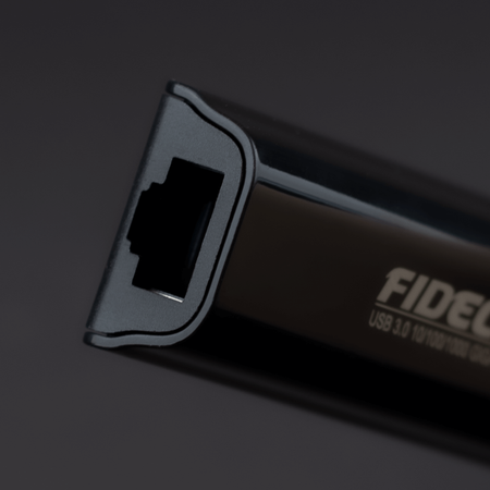 Fideco Karta Sieciowa USB 3.1 GIGABIT LAN 100/1000Mb RJ45