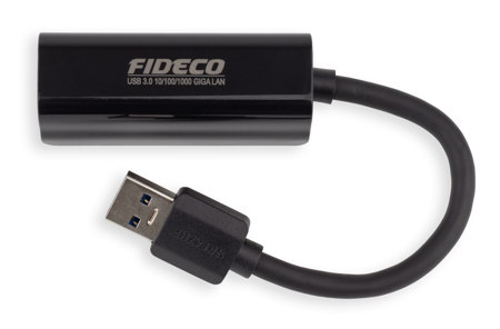 Fideco Karta Sieciowa USB 3.1 GIGABIT LAN 100/1000Mb RJ45