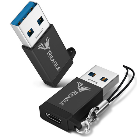 Reagle Adapter OTG Przejściówka USB-A USB-C 3.2 100W