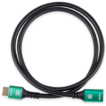 Reagle Kabel Przedłużacz Adapter HDMI do HDMI 2.1 8K 0,5M