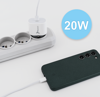 SZYBKA ŁADOWARKA DO IPHONE KOSTKA ZASILACZ 20W + KABEL 1M USB-C - IPHONE